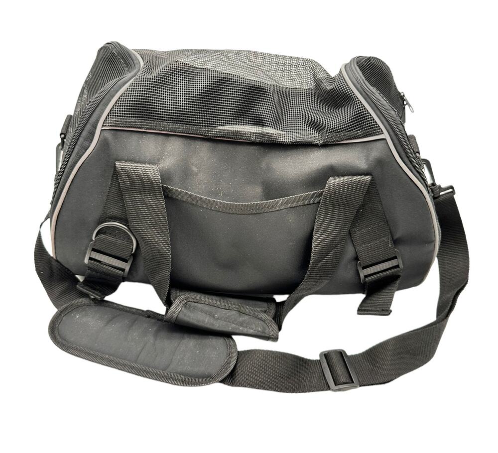 Soft Sided Small Dog/Cat Carrier Airline Airplane Crate Travel Ventilated Black